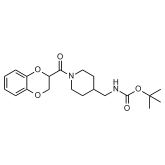 tert-Butyl ((1-(2,3-dihydrobenzo[b][1,4]dioxine-2-carbonyl)piperidin-4-yl)methyl)carbamate
