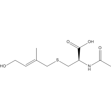 N-Acetyl-S-(4-hydroxy-2-methyl-2-trans-buten-1-yl)-L-cysteine