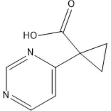 1-(Pyrimidin-4-yl)cyclopropanecarboxylic acid