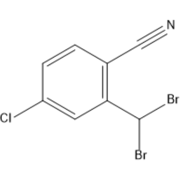 4-Chloro-2-(dibromomethyl)benzonitrile