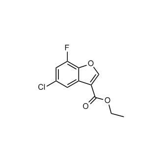 Ethyl 5-chloro-7-fluorobenzofuran-3-carboxylate