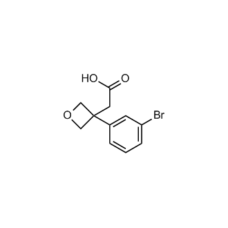 2-[3-(3-Bromophenyl)oxetan-3-yl]acetic acid