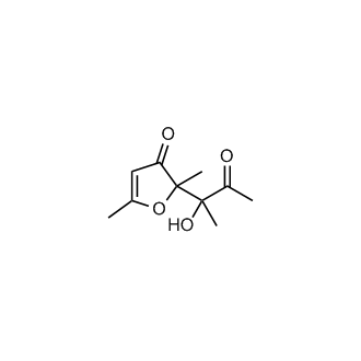 2-(1-Hydroxy-1-methyl-2-oxopropyl)-2,5-dimethyl-2,3-dihydro-3-furanone