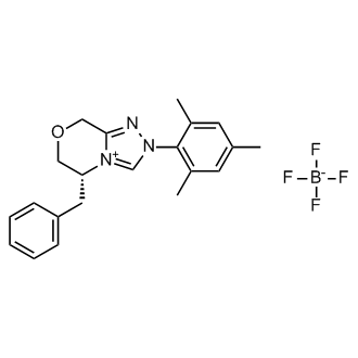 (5R)-5-Benzyl-2-(2,4,6-trimethylphenyl)-6,8-dihydro-5H-[1,2,4]triazolo[3,4-c][1,4]oxazin-4-ium;tetrafluoroborate
