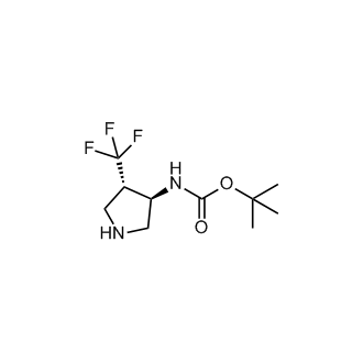 1,1-Dimethylethyl N-[(3R,4S)-4-(trifluoromethyl)-3-pyrrolidinyl]carbamate