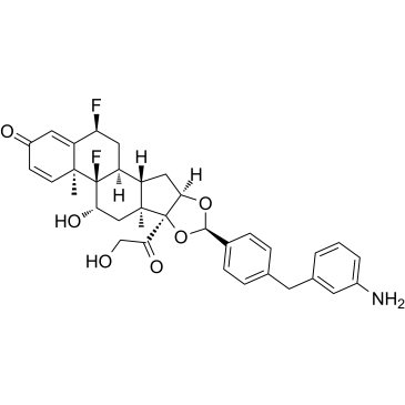 (6α,11β,16α)-16,17-[[(R)-[4-[(3-Aminophenyl)methyl]phenyl]methylene]bis(oxy)]-6,9-difluoro-11,21-dihydroxypregna-1,4-diene-3,20-dione