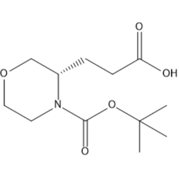 (S)-3-(4-(Tert-butoxycarbonyl)morpholin-3-yl)propanoic acid