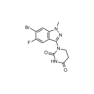 1-(6-Bromo-5-fluoro-1-methyl-1H-indazol-3-yl)dihydropyrimidine-2,4(1H,3H)-dione
