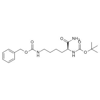 1,1-Dimethylethyl N-[(1S)-1-(aminocarbonyl)-5-[[(phenylmethoxy)carbonyl]amino]pentyl]carbamate