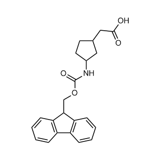 3-[[(9H-Fluoren-9-ylmethoxy)carbonyl]amino]cyclopentaneacetic acid