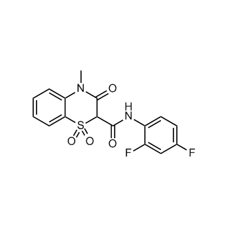 N-(2,4-Difluorophenyl)-4-methyl-3-oxo-3,4-dihydro-2H-benzo[b][1,4]thiazine-2-carboxamide 1,1-dioxide