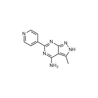 3-Methyl-6-(pyridin-4-yl)-2h-pyrazolo[3,4-d]pyrimidin-4-amine