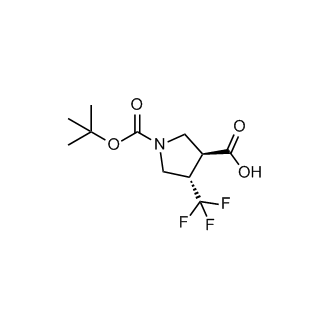 (3S,4S)-1-[(tert-Butoxy)carbonyl]-4-(trifluoromethyl)pyrrolidine-3-carboxylic acid