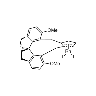 (Diiodo)(13bS)-7,13-Dimethoxy-1,2,3,4,10,12-hexahydro-8H-cyclopenta[5,6]cyclonona[1,2,3-cd:1,9,8-c'd']diindene Rhodium(Ⅲ) Dimer