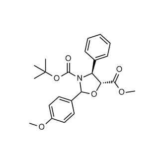 3-(Tert-butyl) 5-methyl (4S,5R)-2-(4-methoxyphenyl)-4-phenyloxazolidine-3,5-dicarboxylate