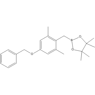 2-(4-(Benzyloxy)-2,6-dimethylbenzyl)-4,4,5,5-tetramethyl-1,3,2-dioxaborolane