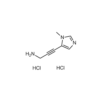 3-(1-Methyl-1H-imidazol-5-yl)-2-propyn-1-amine (dihydrochloride)