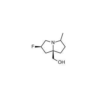 1H-Pyrrolizine-7a(5H)-methanol, 2-fluorotetrahydro-5-methyl-, (2R,7aR)-