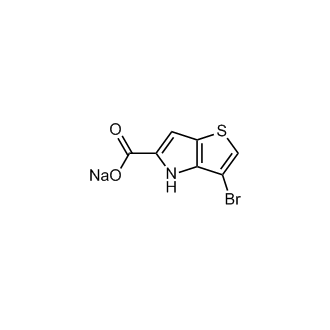 3-Bromo-4H-thieno[3,2-b]pyrrole-5-carboxylate (sodium)