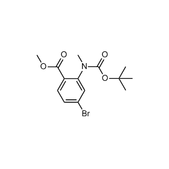 Methyl 4-bromo-2-((tert-butoxycarbonyl)(methyl)amino)benzoate
