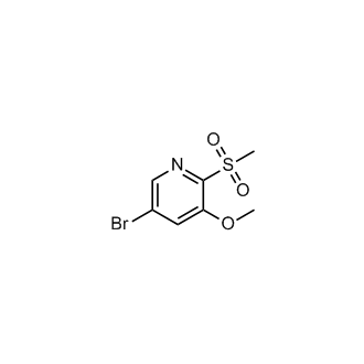 5-Bromo-3-methoxy-2-(methylsulfonyl)pyridine