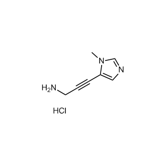 3-(1-Methyl-1H-imidazol-5-yl)prop-2-yn-1-amine hydrochloride