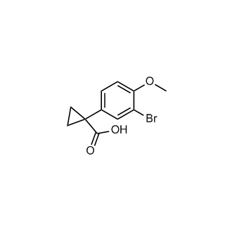 1-(3-Bromo-4-methoxyphenyl)cyclopropane-1-carboxylic acid