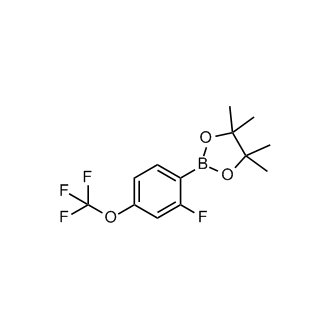 2-(2-Fluoro-4-(trifluoromethoxy)phenyl)-4,4,5,5-tetramethyl-1,3,2-dioxaborolane