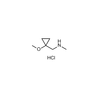 1-(1-Methoxycyclopropyl)-N-methylmethanamine hydrochloride