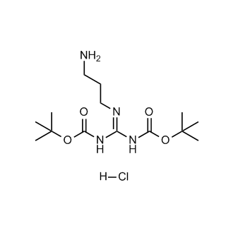Carbamic acid, [(3-aminopropyl)carbonimidoyl]bis-, bis(1,1-dimethylethyl) ester, monohydrochloride