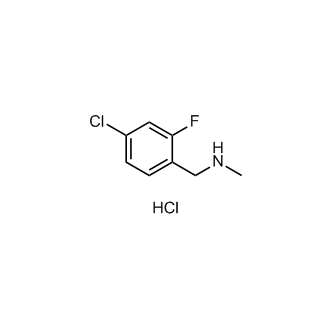 1-(4-Chloro-2-fluorophenyl)-N-methylmethanamine hydrochloride