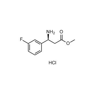 (S)-Methyl 3-amino-3-(3-fluorophenyl)propanoate hydrochloride