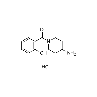 (4-Aminopiperidin-1-yl)(2-hydroxyphenyl)methanone hydrochloride