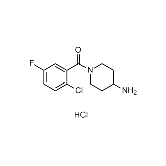 (4-Aminopiperidin-1-yl)(2-chloro-5-fluorophenyl)methanone hydrochloride