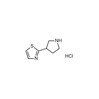 2-(Pyrrolidin-3-yl)thiazole hydrochloride