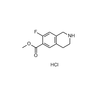 Methyl 7-fluoro-1,2,3,4-tetrahydroisoquinoline-6-carboxylate (hydrochloride)