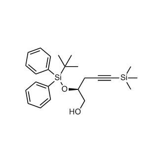 (S)-2-((tert-Butyldiphenylsilyl)oxy)-5-(trimethylsilyl)pent-4-yn-1-ol