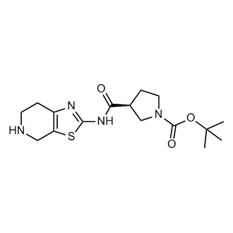 (S)-tert-Butyl 3-((4,5,6,7-tetrahydrothiazolo[5,4-c]pyridin-2-yl)carbamoyl)pyrrolidine-1-carboxylate