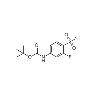tert-Butyl (4-(chlorosulfonyl)-3-fluorophenyl)carbamate