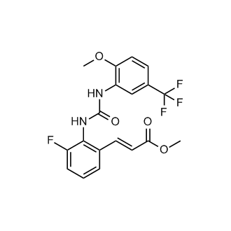 (E)-Methyl 3-(3-fluoro-2-(3-(2-methoxy-5-(trifluoromethyl)phenyl)ureido)phenyl)acrylate