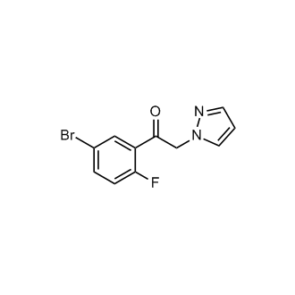 1-(5-Bromo-2-fluorophenyl)-2-(1H-pyrazol-1-yl)ethanone