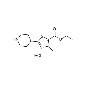 Ethyl 4-methyl-2-(piperidin-4-yl)thiazole-5-carboxylate hydrochloride