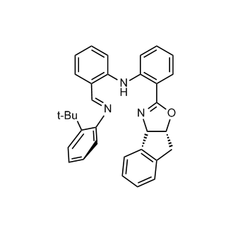 (E)-2-(tert-Butyl)-N-(2-((2-((3aS,8aR)-8,8a-dihydro-3aH-indeno[1,2-d]oxazol-2-yl)phenyl)amino)benzylidene)aniline