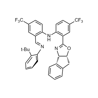 2-((E)-((2-(tert-Butyl)phenyl)imino)methyl)-N-(2-((3aS,8aR)-8,8a-dihydro-3aH-indeno[1,2-d]oxazol-2-yl)-4-(trifluoromethyl)phenyl)-4-(trifluoromethyl)aniline