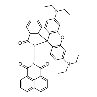 2-(3',6'-Bis(diethylamino)-3-oxospiro[isoindoline-1,9'-xanthen]-2-yl)-1H-benzo[de]isoquinoline-1,3(2H)-dione