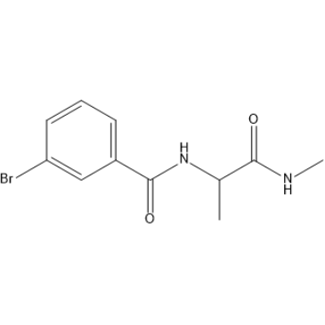 3-Bromo-N-(1-(methylamino)-1-oxopropan-2-yl)benzamide