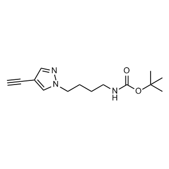 tert-Butyl (4-(4-ethynyl-1H-pyrazol-1-yl)butyl)carbamate