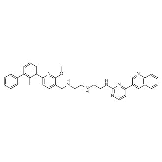 N1-((2-Methoxy-6-(2-methyl-[1,1'-biphenyl]-3-yl)pyridin-3-yl)methyl)-N2-(2-((4-(quinolin-3-yl)pyrimidin-2-yl)amino)ethyl)ethane-1,2-diamine