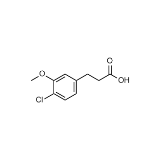 3-(4-Chloro-3-methoxyphenyl)propanoic acid