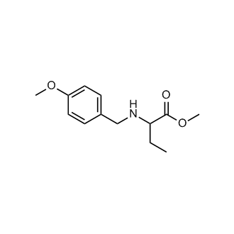 Methyl 2-[[(4-methoxyphenyl)methyl]amino]butanoate